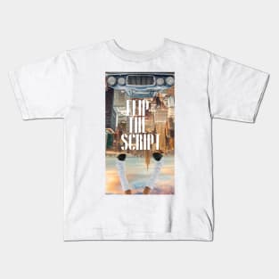 Flip The Script: An Expressive Collage Kids T-Shirt